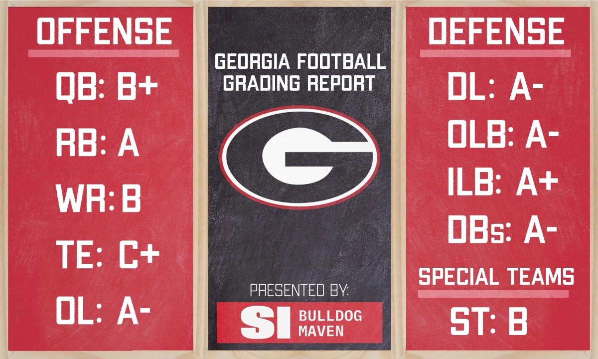 Georgia Football: Midseason Grade Report, Offense & Defense MVP ...