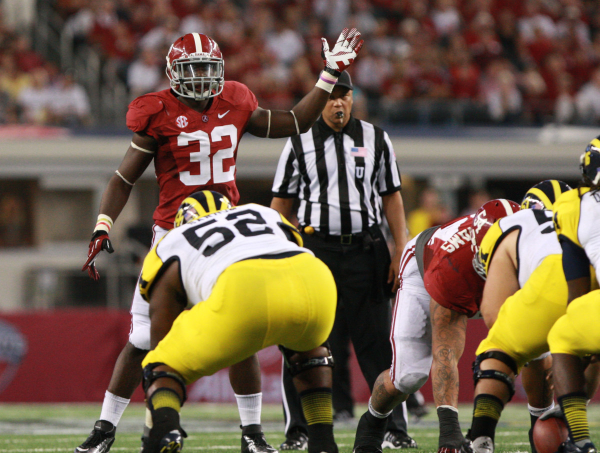 Alabama linebacker C.J. Mosley against Michigan