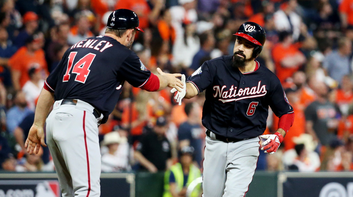 World Series Game 6: Anthony Rendon HR shields baseball from