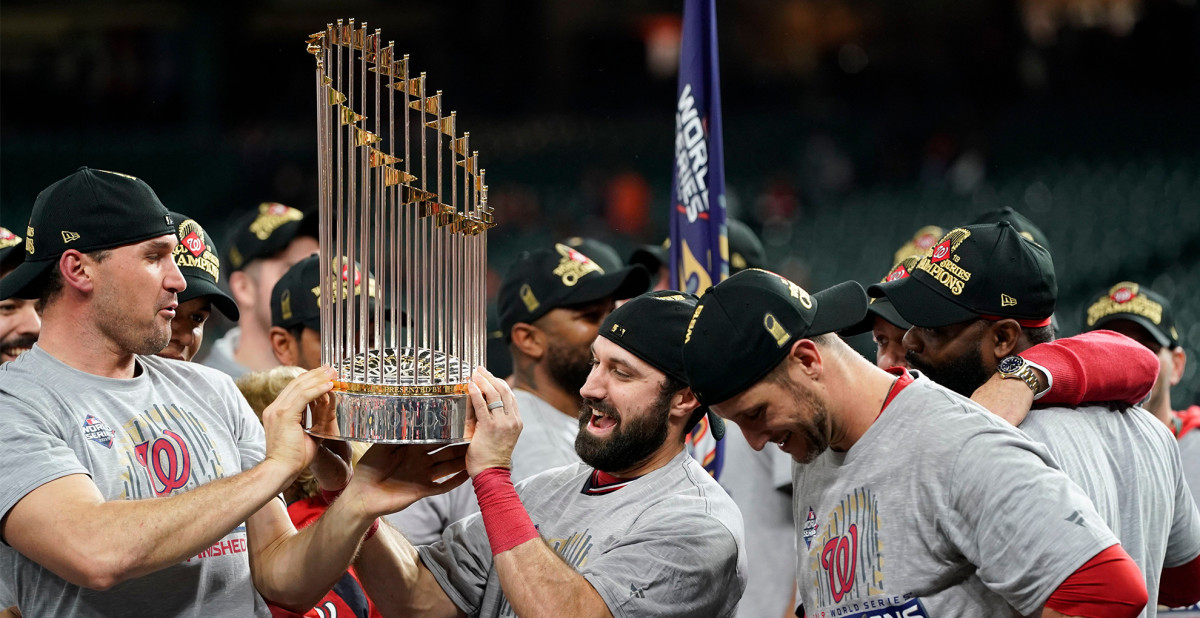 world series champions 2019 washington nationals beat houston astros 4 3 t  shirt in 2023