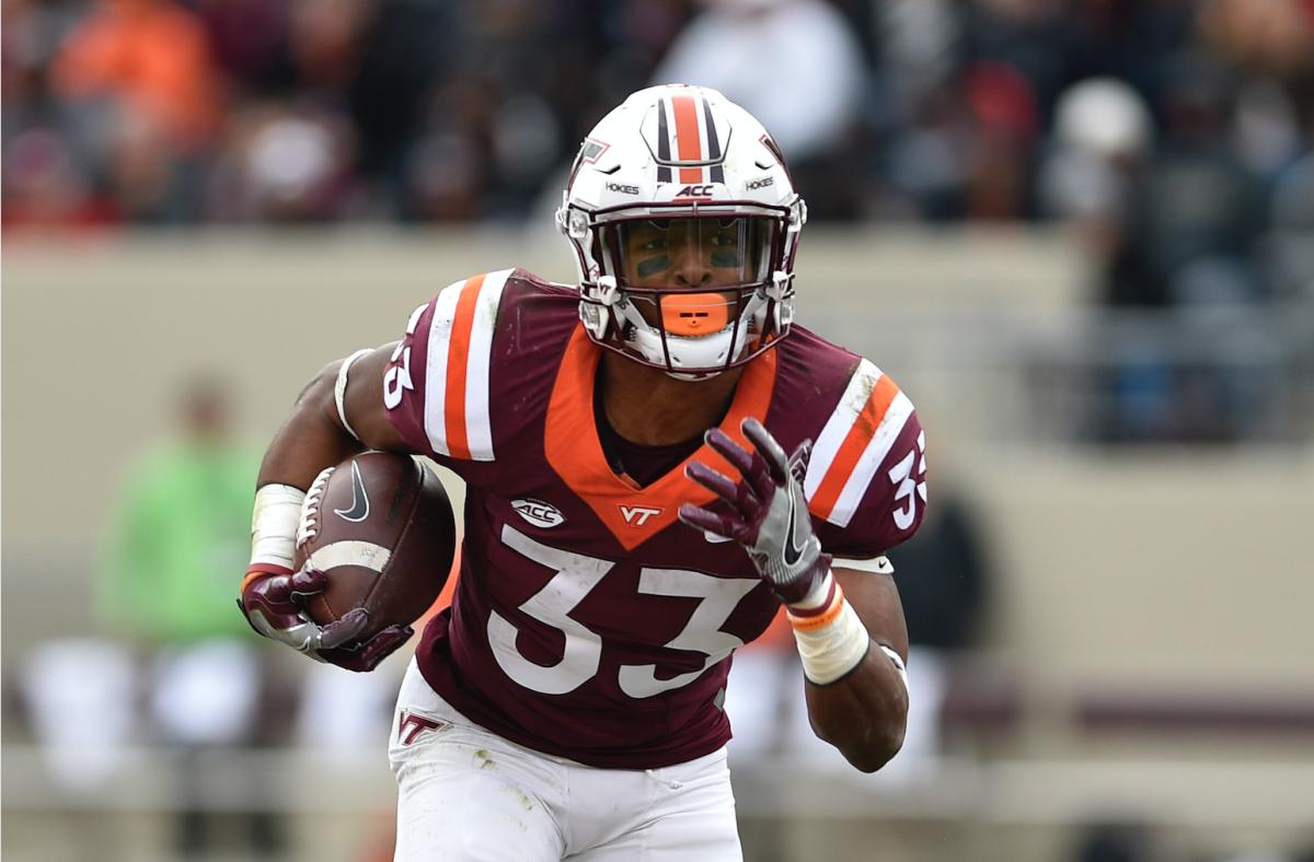 Virginia Tech running back Deshawn McClease is part of a dangerous one-two punch at RB.