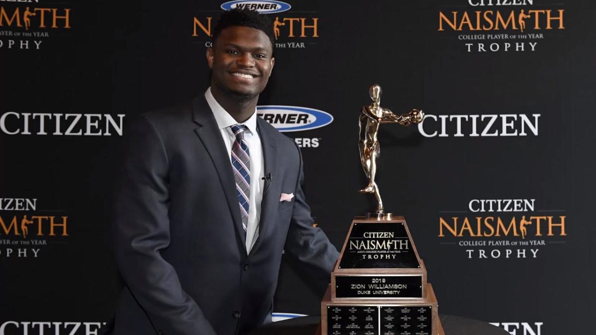 Zion Williamson Duke Star Wins Naismith Award Sports Illustrated