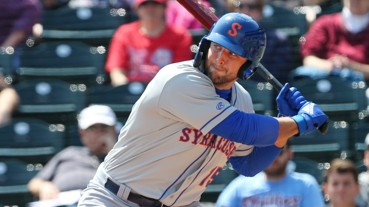 Tim Tebow Strikes Out Looking Against Position Player