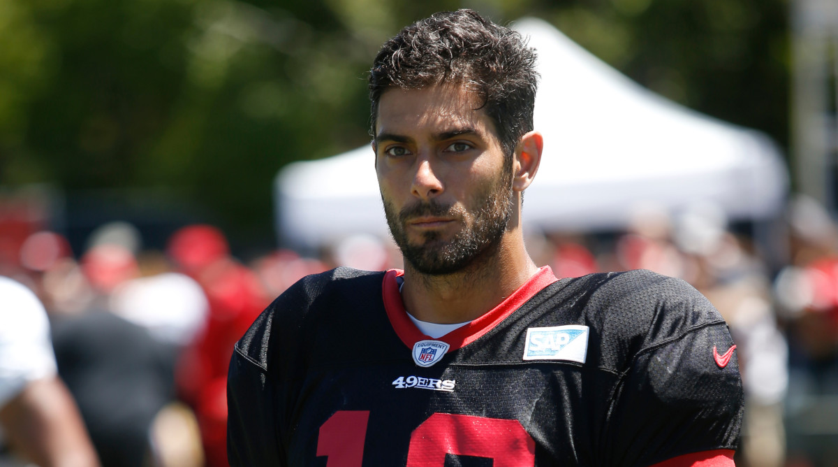 Jimmy Garoppolo throws 5 consecutive INTs in practice