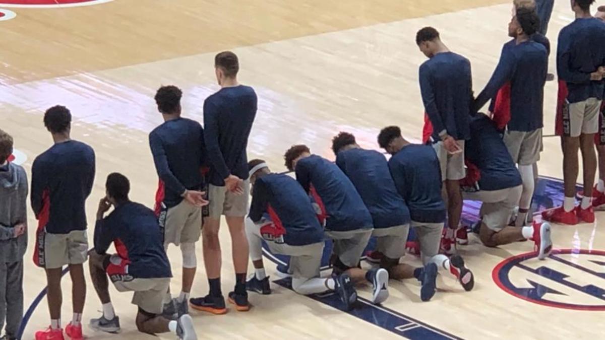 Ole Miss Basketball: Players Kneel During National Anthem - Sports ...