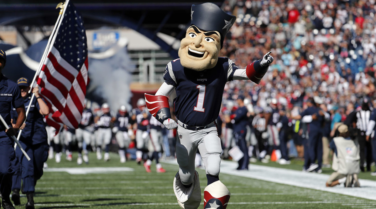 Who is the New England Patriots Mascot Pat Patriot?