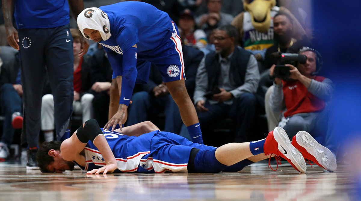 Boban Marjanovic injury Sixers C out at least five days Sports