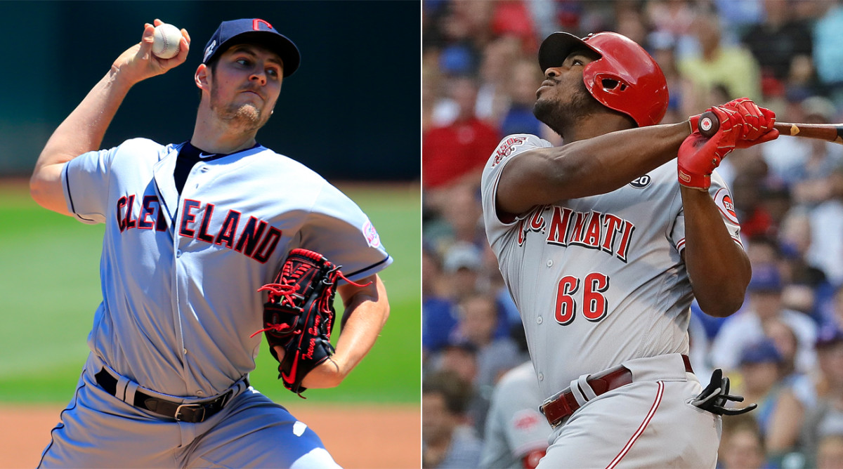 Indians trade fiery Bauer to Reds, land Puig in 3-team deal