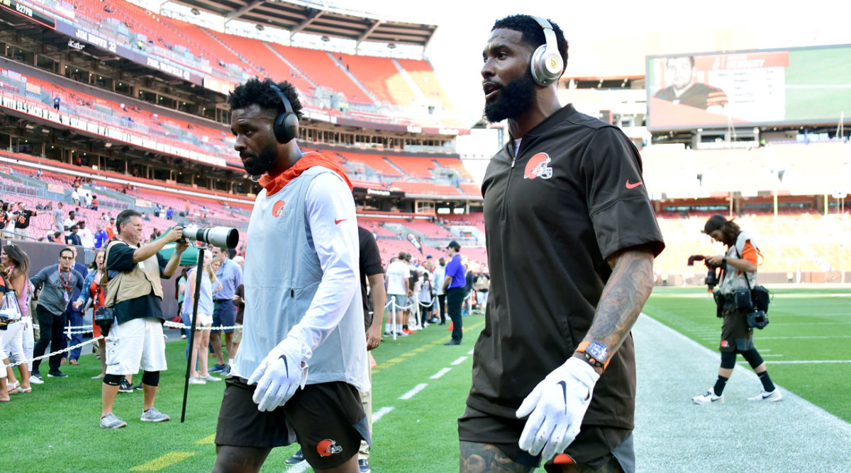 Jarvis Landry skips regular press availability; Browns contend no rift over  Odell Beckham Jr.'s forced absence