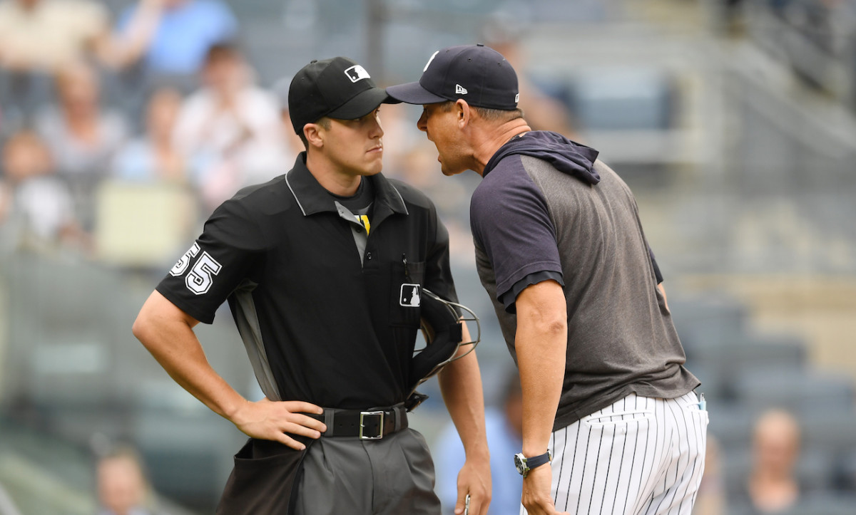 Yankees manager Aaron Boone suspended one game and fined for umpire rant -  The Boston Globe