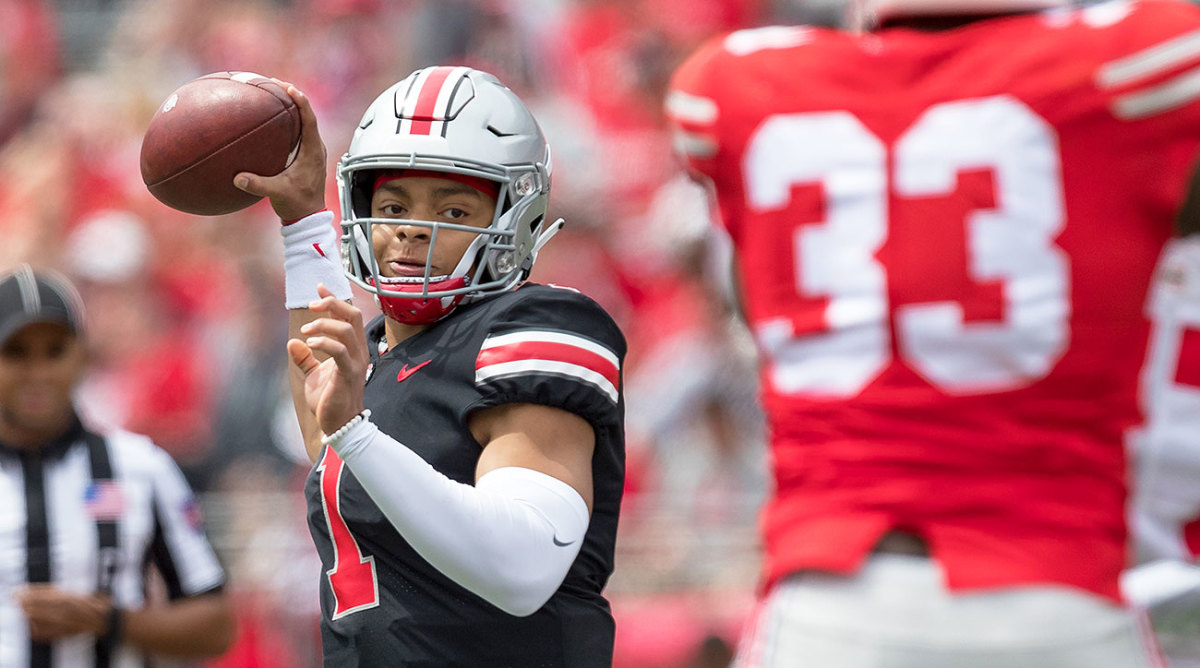 Justin Fields Ohio State football names transfer QB starter Sports