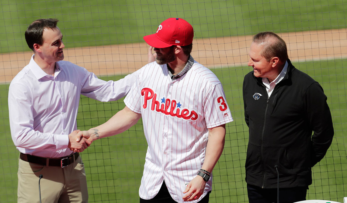 Phillies introduce Bryce Harper at spring training press conference -  Sports Illustrated