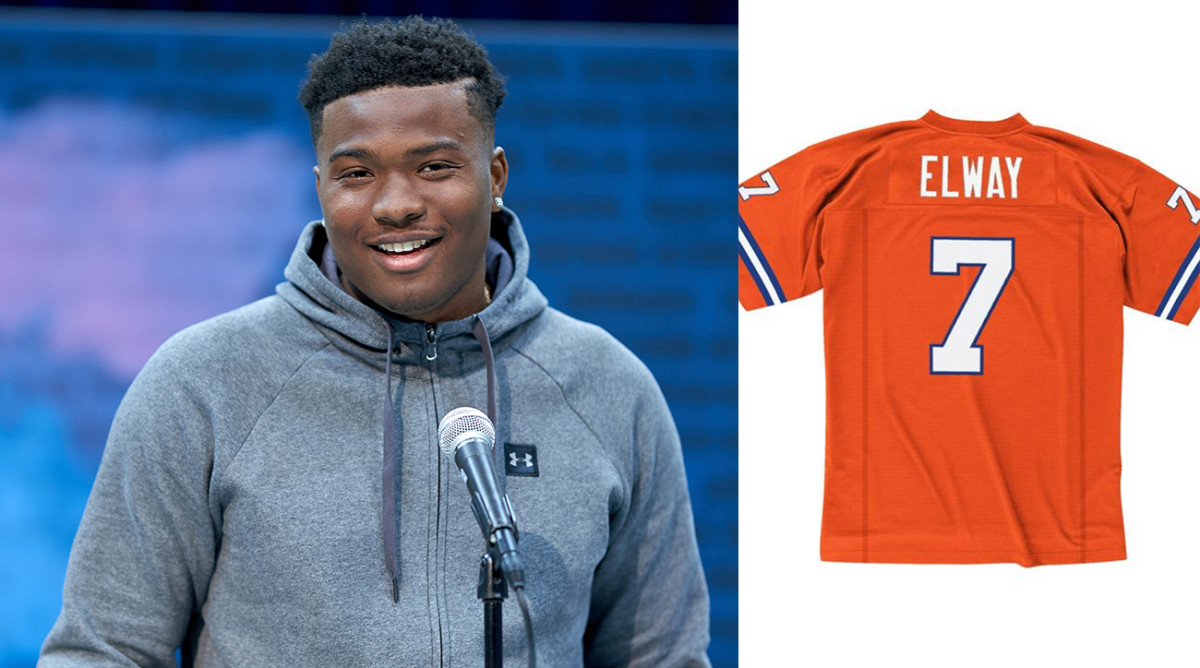 Dwayne Haskins wore throwback Elway jersey when meeting Denver Broncos -  Mile High Report