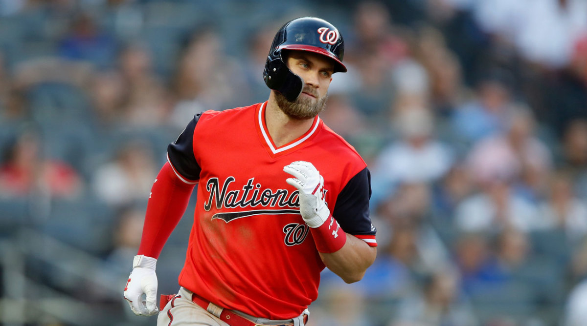 Bryce Harper talks about deferred money in the Washington