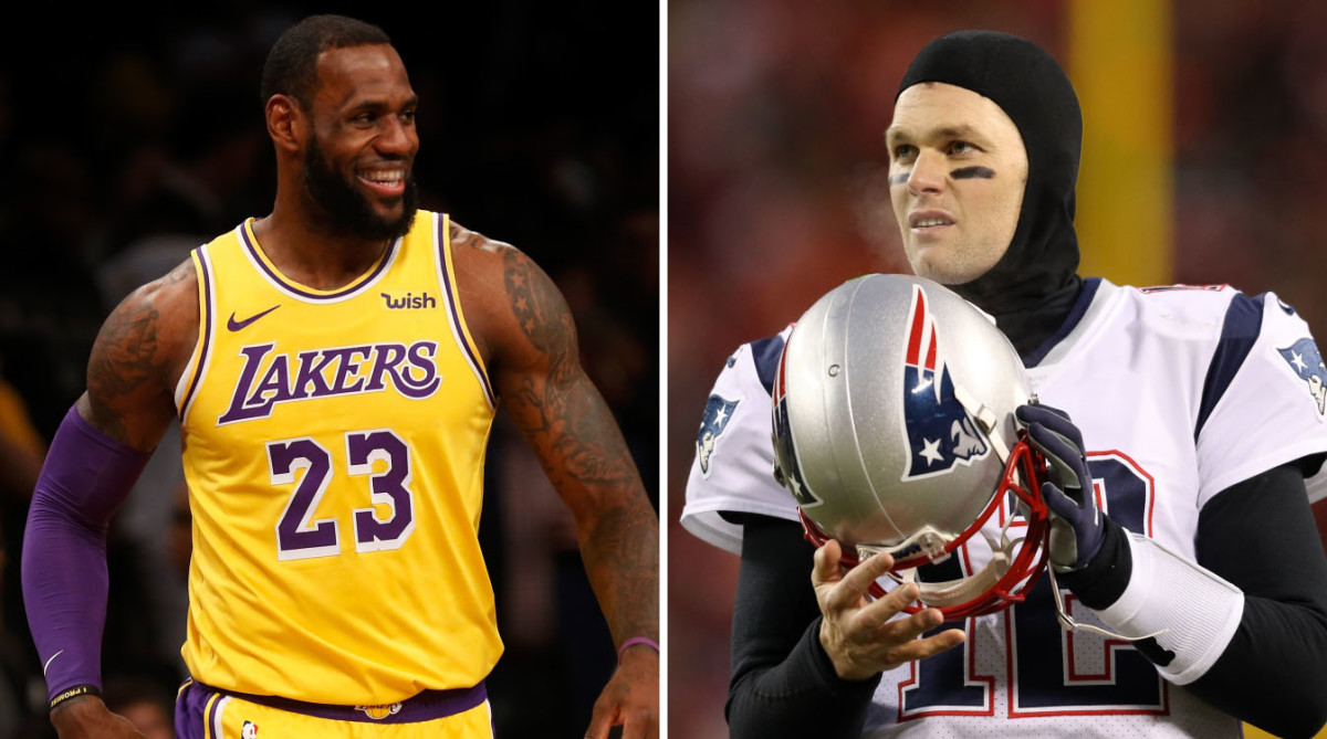 Lakers' LeBron James inspired by Buccaneers' Tom Brady, but unsure