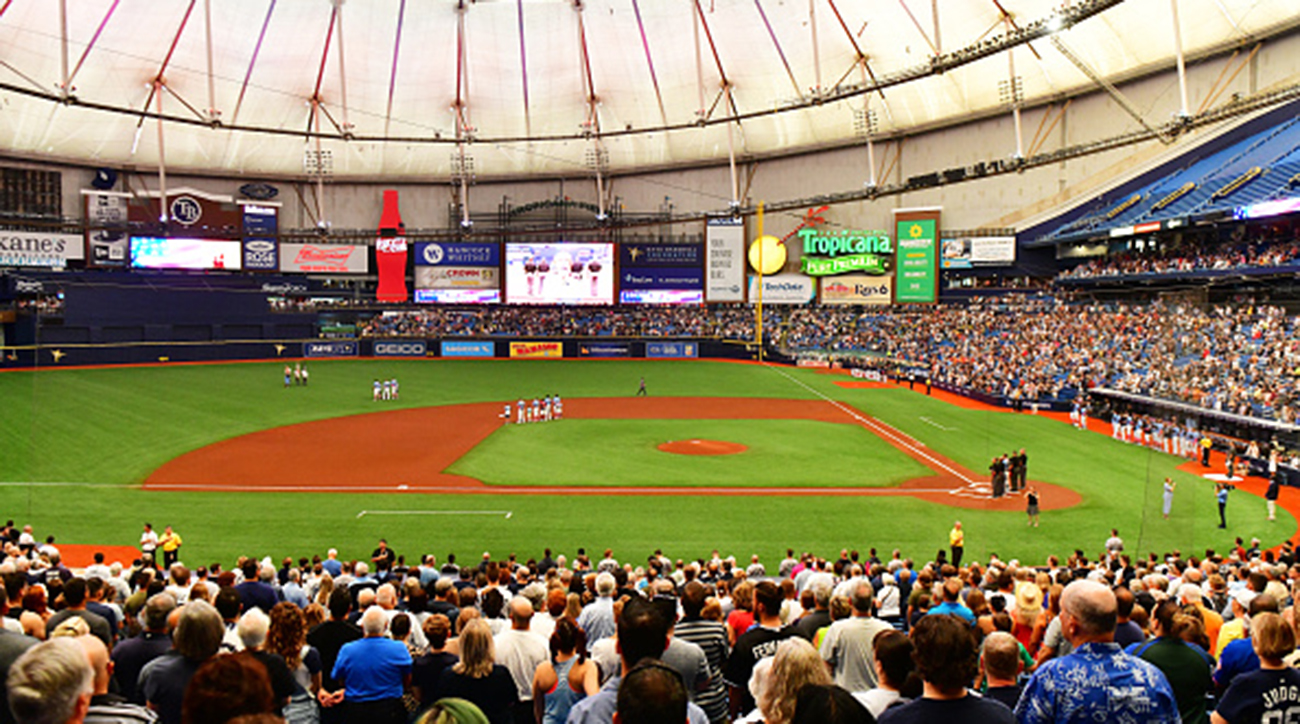 Tropicana Field lights go out