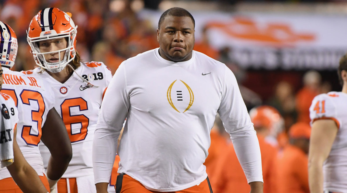 Dexter Lawrence, a top Clemson draft prospect, hurts his leg at the NFL  combine - The Washington Post