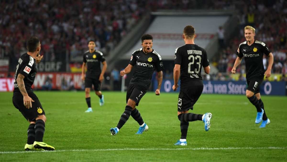 Jadon Sancho Makes Bundesliga History After Inspiring Borussia Dortmund ...