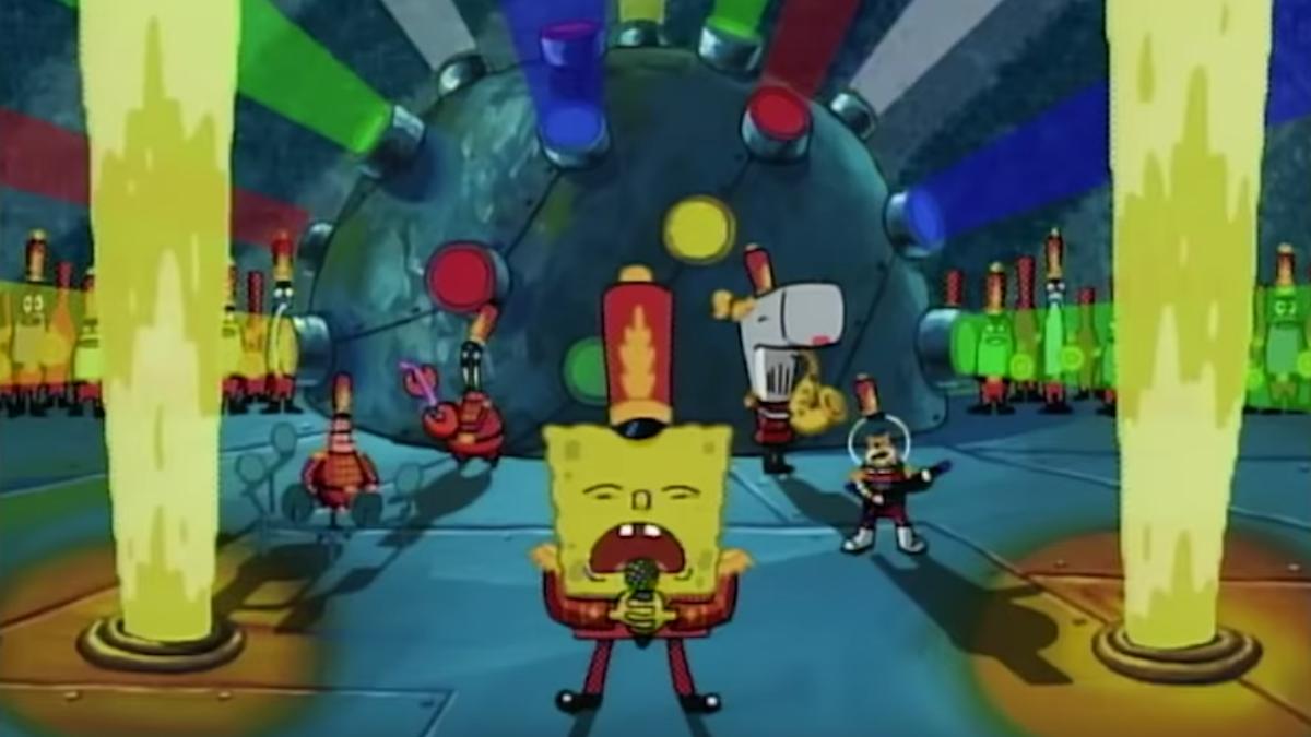 SpongeBob Squarepants Appeared at the Super Bowl, and All Was Good