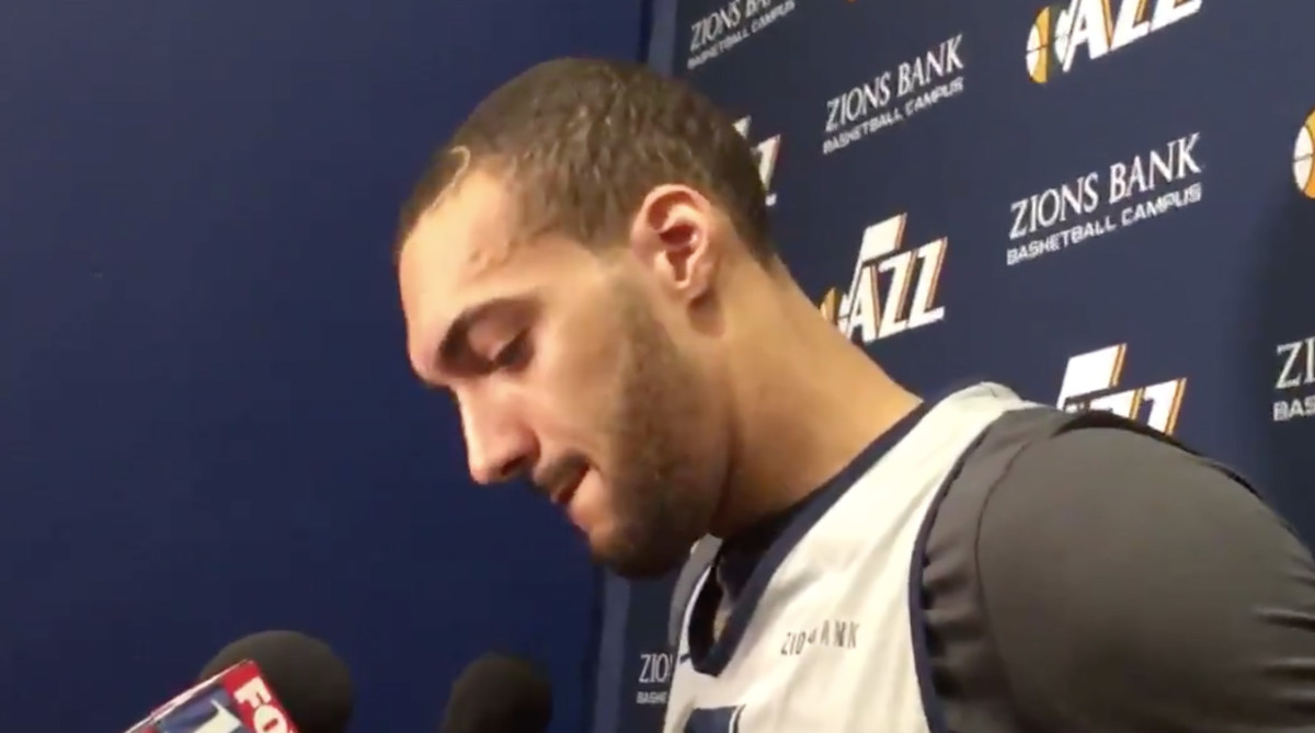 Rudy Gobert tears up over All-Star Game snub (Video) - Sports Illustrated