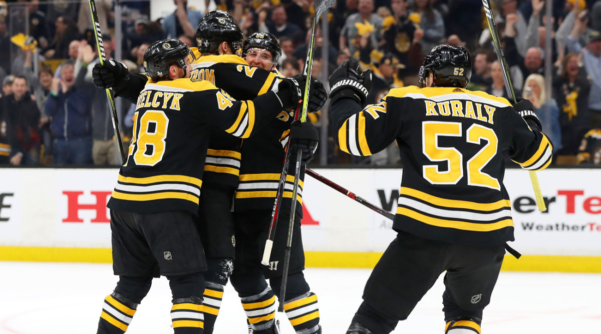 NHL playoffs: Bruins beat Blue Jackets in OT; Blues beat Stars in Game 1 -  Los Angeles Times