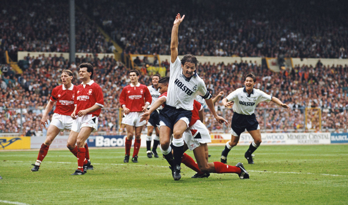 8 (Gascoigne) Tottenham Hotspur 1991-1992 Away Spurs Football