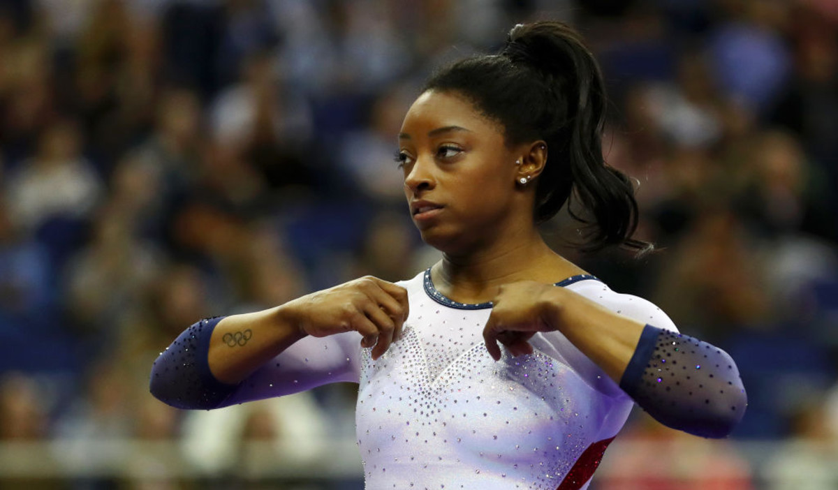 Simone Biles Olympic gymnast slept all the time to deal 