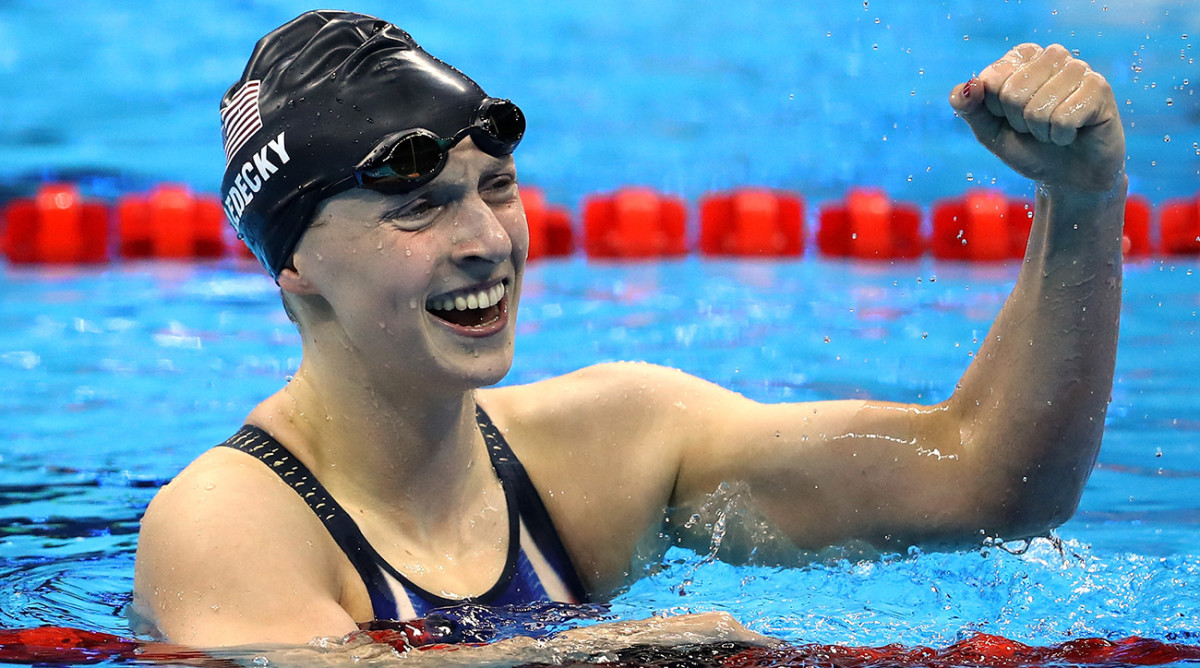 Katie Ledecky Fivetime Olympic gold medalist turns pro Sports