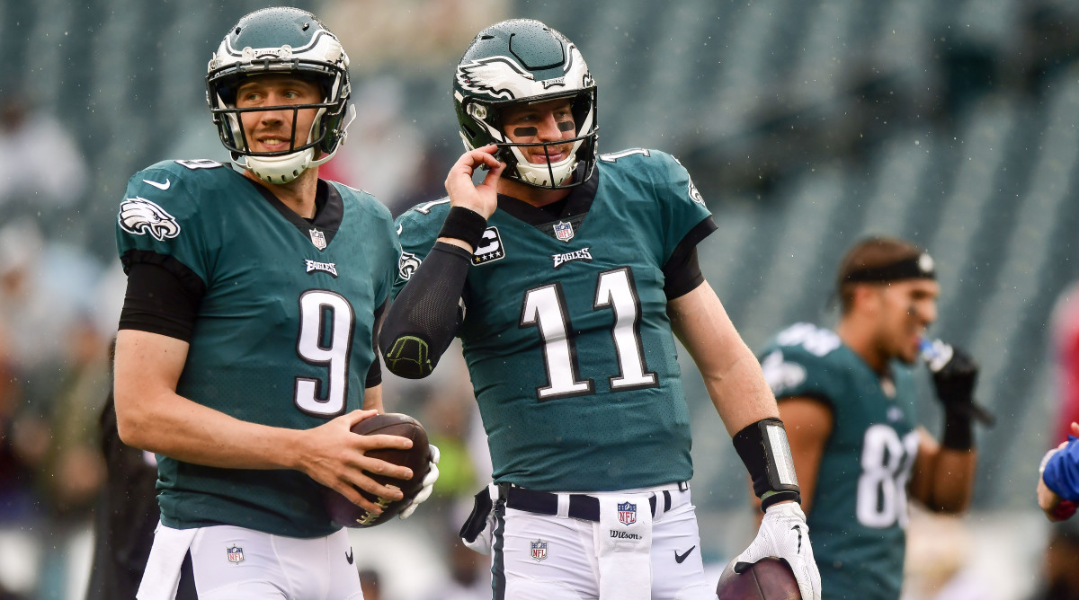 Carson Wentz Twitter: Eagles QB sends love to Nick Foles - Sports ...