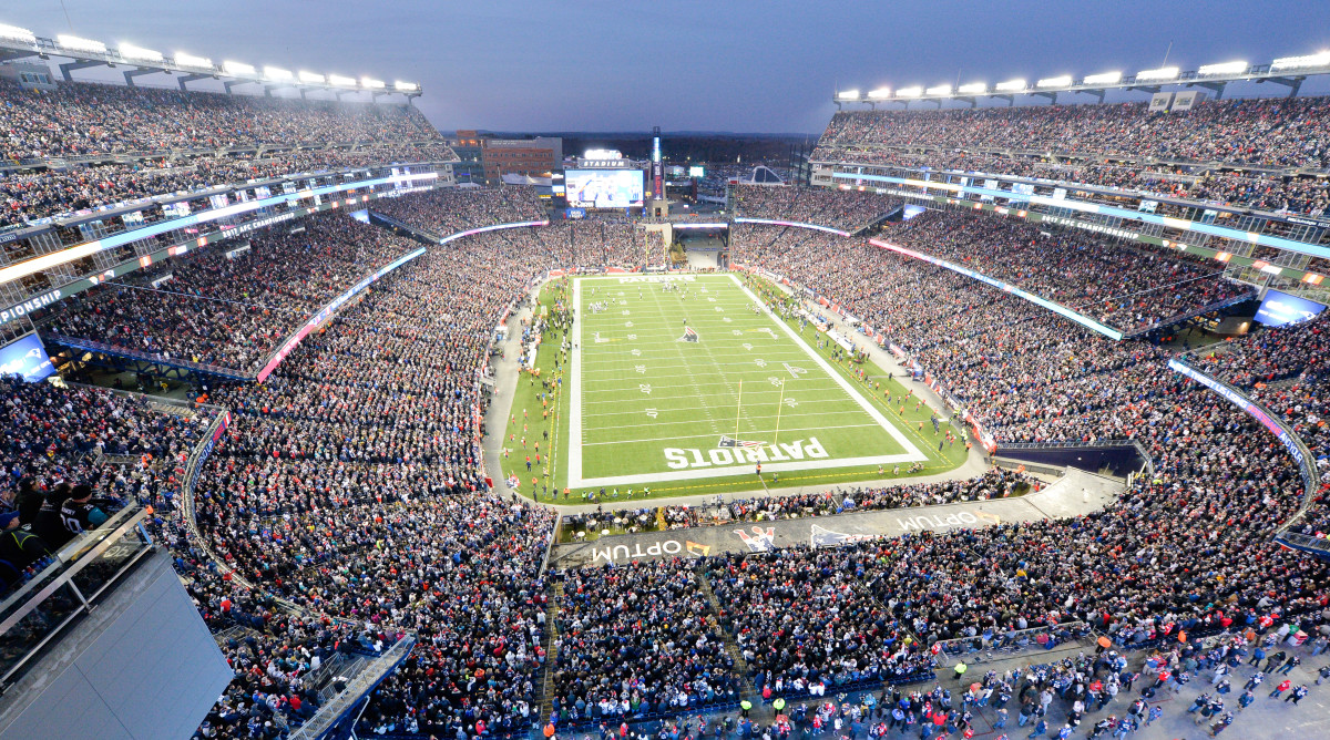 gillette stadium dinosaurs