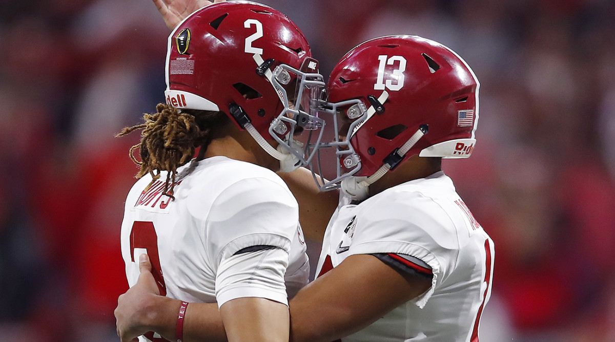 Alabama QB Tua Tagovailoa in full support of Jalen Hurts, shares message to  critics - Touchdown Alabama - Alabama Football