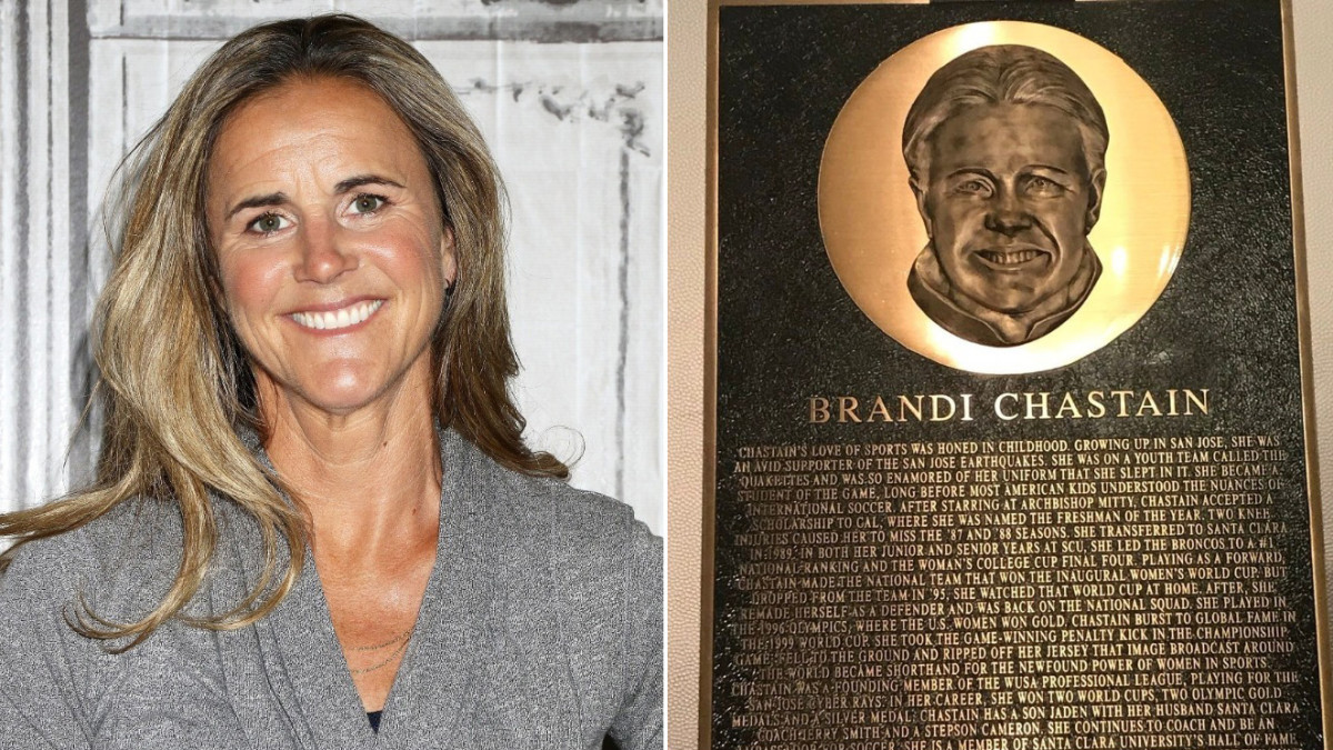 Brandi Chastain and other stars, recall journey to plaque