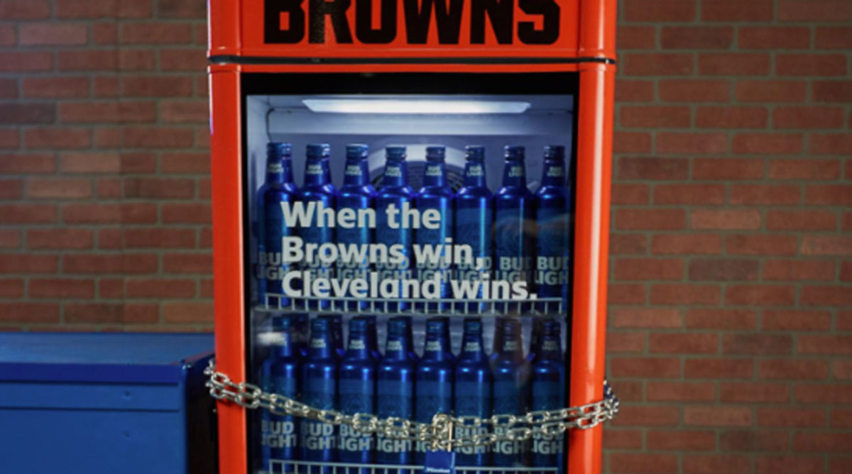 Bud Light 'Victory Fridge' ready to unlock free beer with Browns win