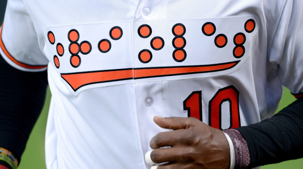 Orioles Braille Jerseys — UNISWAG