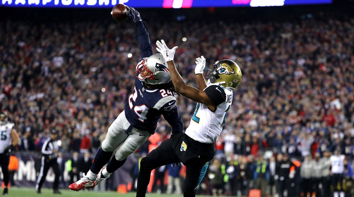 Stephon Gilmore - AFC Championship - Jacksonville Jaguars v New