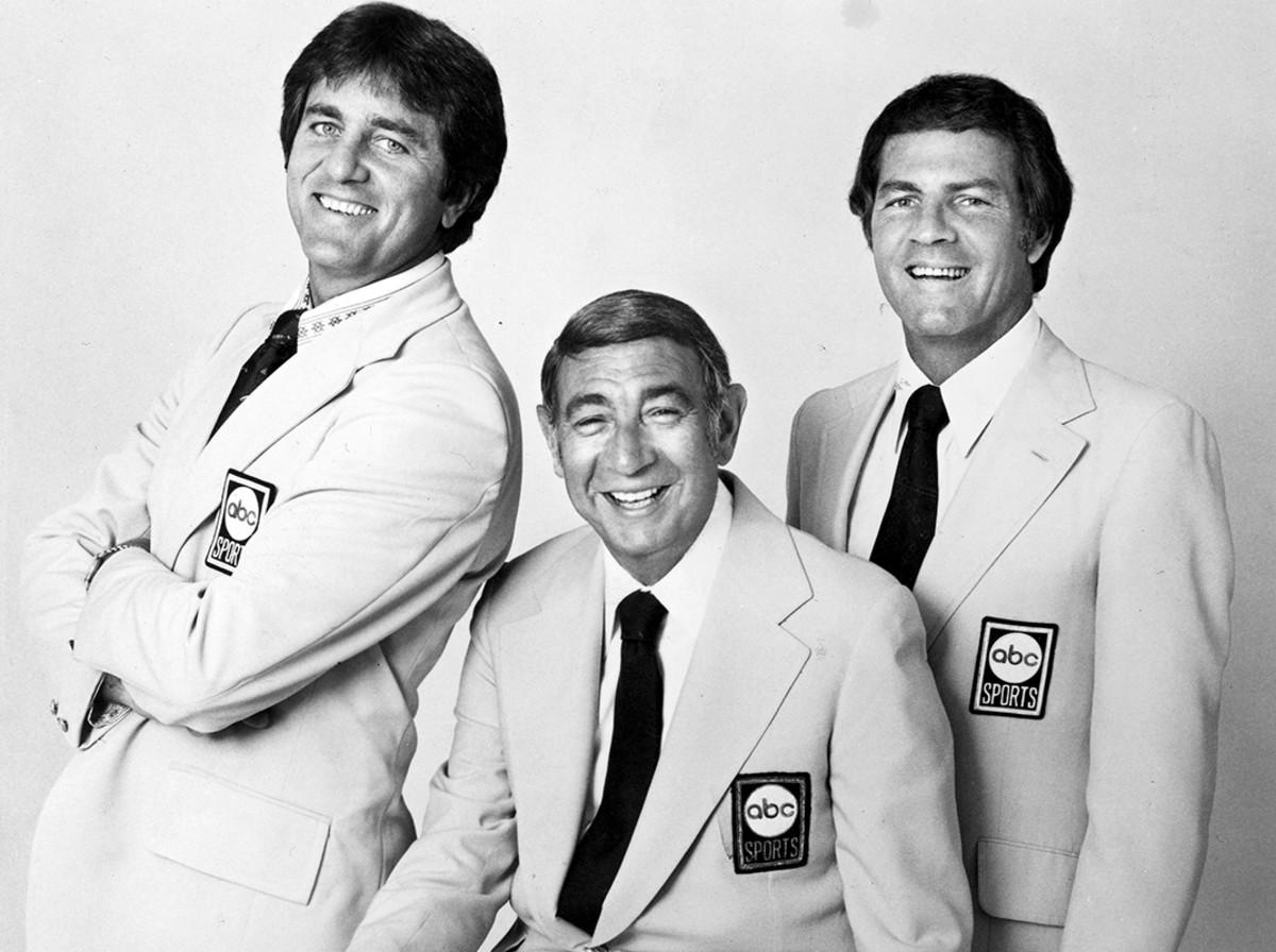 Don Meredith Howard Cosell & Frank Gifford From Abc's 