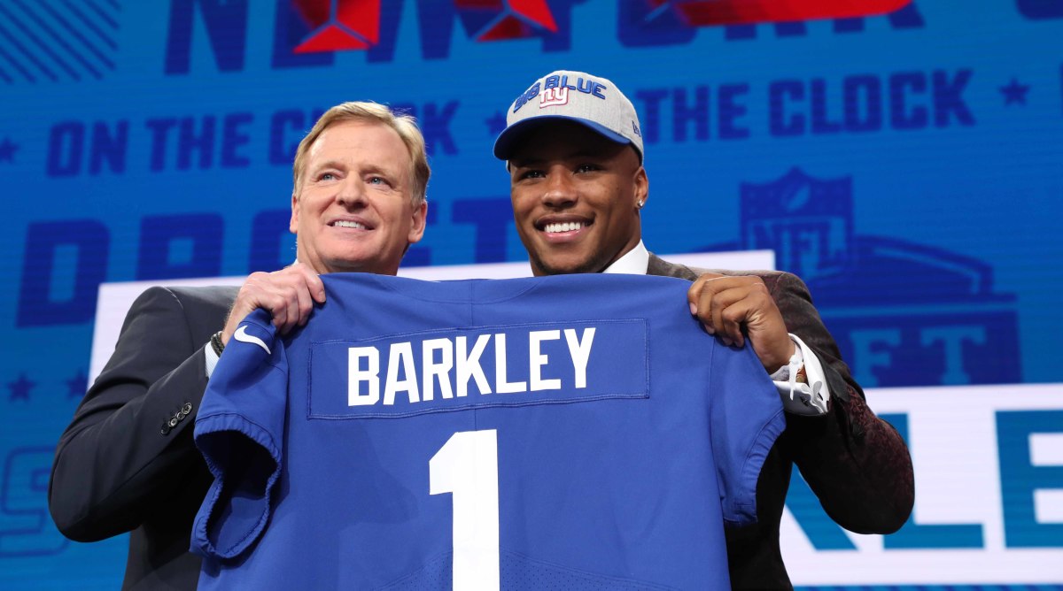 Giants' Saquon Barkley: RB tops jersey sales for first-round picks ...