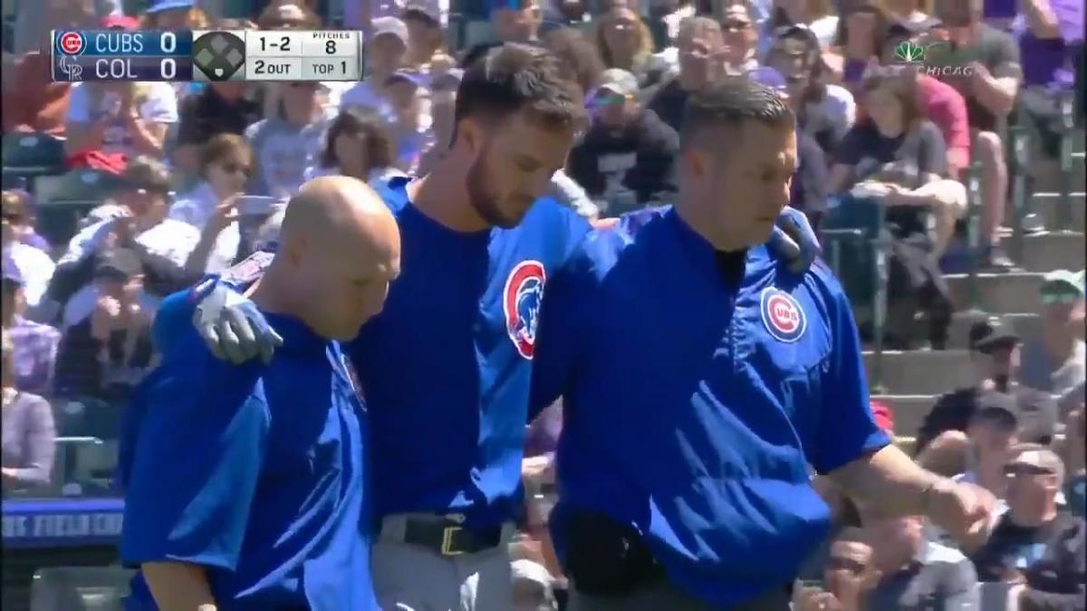 Kris Bryant Injury Cubs 3B hit in head by pitch Sports Illustrated