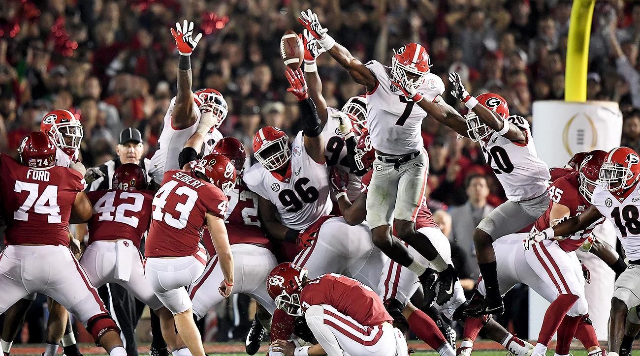 Rose Bowl: Watch Baker Mayfield catch TD pass on trick play, give Oklahoma  big lead over Georgia 