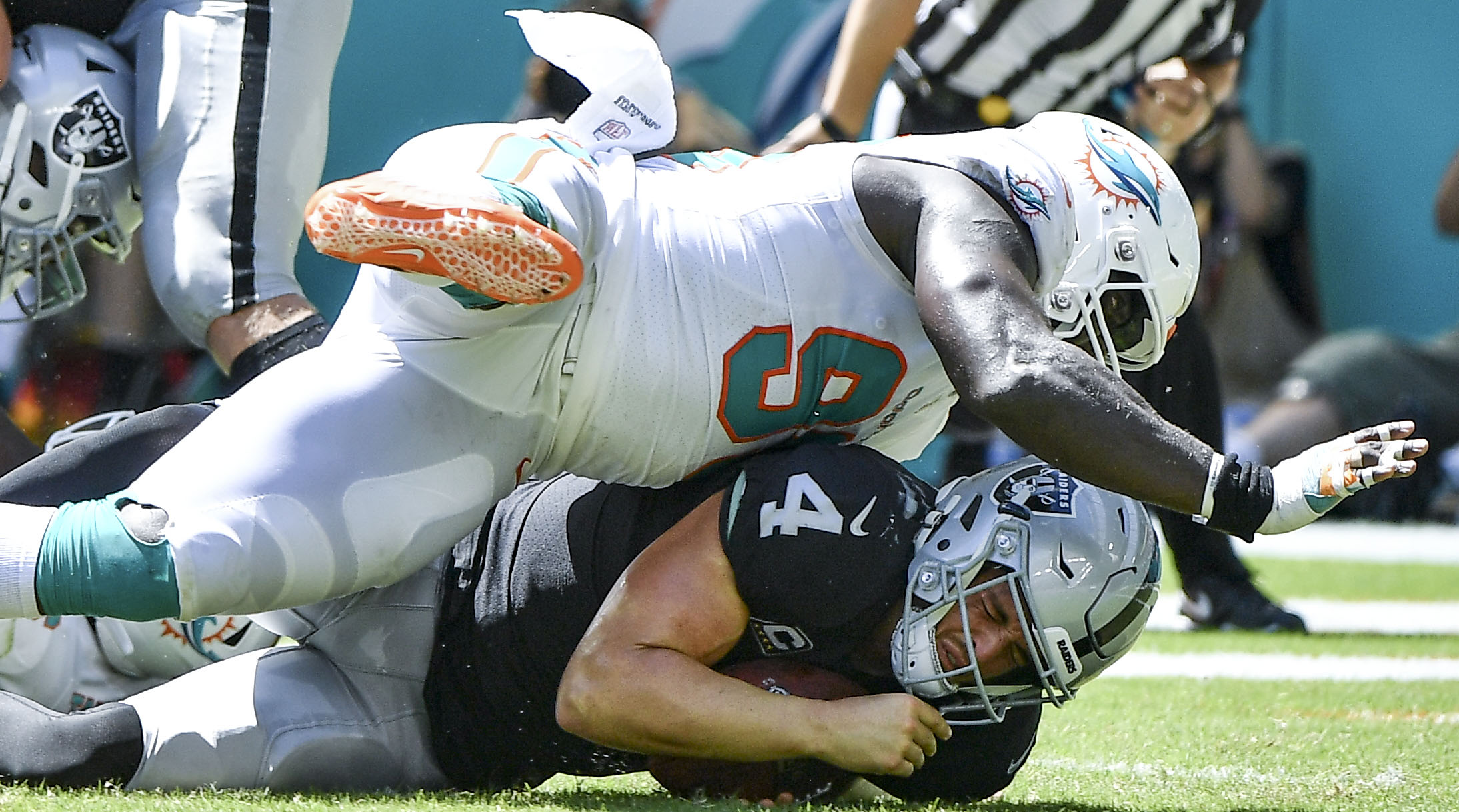 Dolphins DE William Hayes Tears ACL Following New Sack Rule - Sports ...