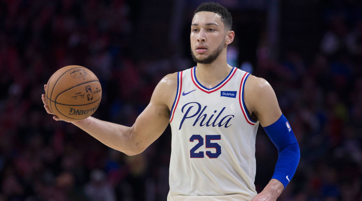 How did Ben Simmons play in his Brookly blue and yellow red sox