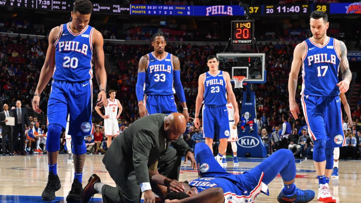 76ers Joel Embiid S Injury May Doom Team In Playoffs Sports Illustrated