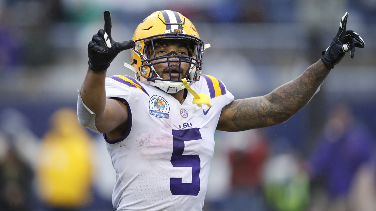 EAGLES TAKE LSU RB DERRIUS GUICE IN THIS MOCK DRAFT!