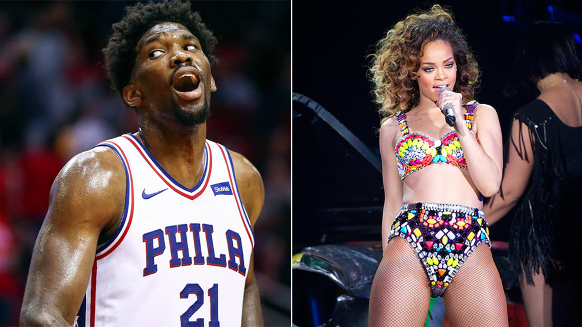 Joel Embiid has moved on from his Rihanna crush: Hot ...