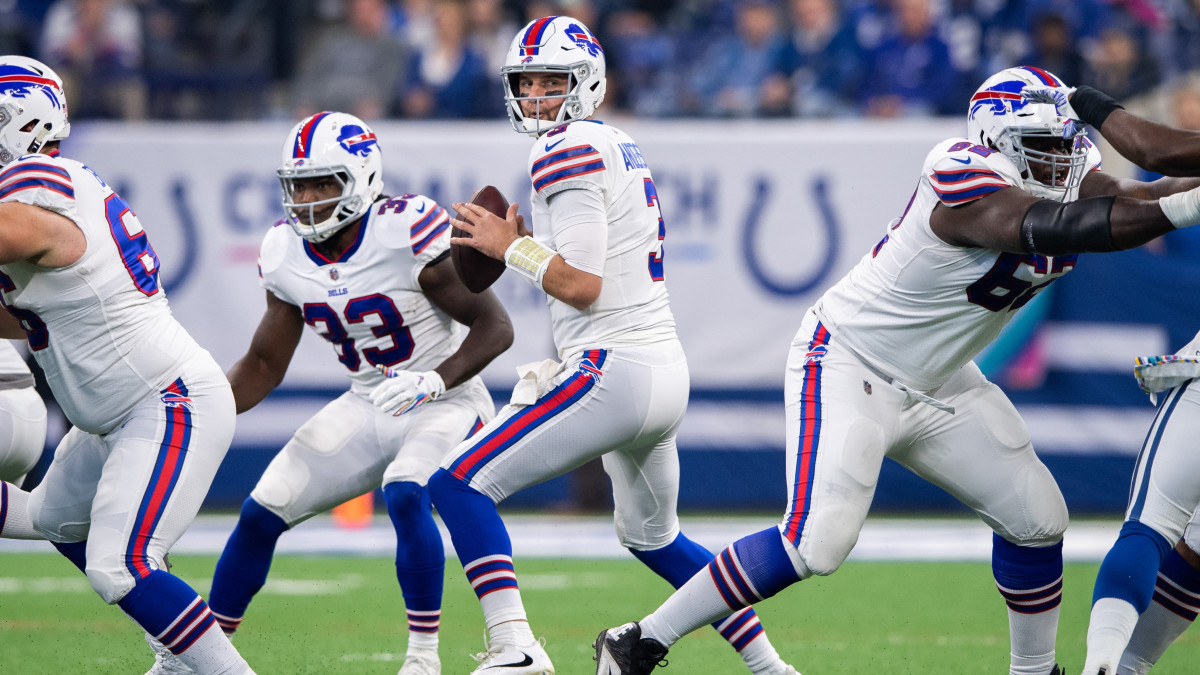 Josh Allen out for Bills vs. Patriots, replaced by Derek Anderson ...