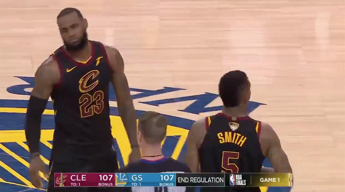 Joel Embiid Roasts Jr Smith S Mistake In Nba Finals Game 1