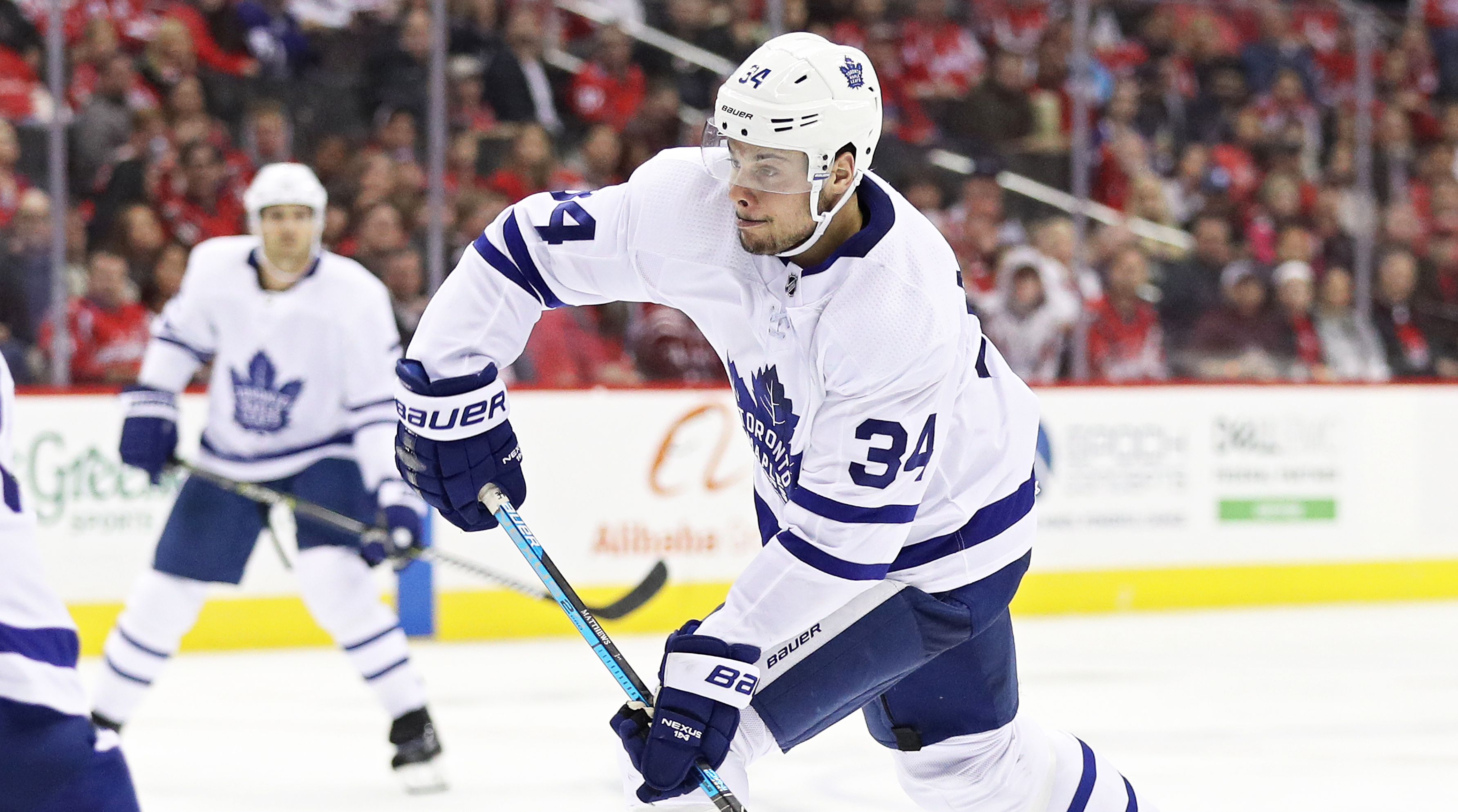 Auston Matthews extends goal streak, Maple Leafs beat Capitals - Sports ...