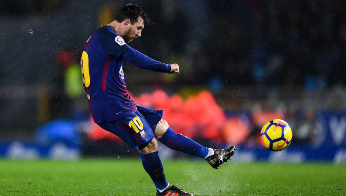 Lionel Messi Free Kick Goal Enhances Barcelona s Unrivalled Dominance 