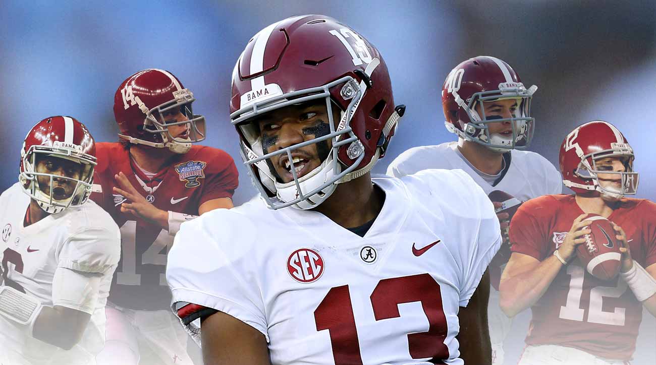 Alabama Qbs Look On As Tua Tagovailoa Makes History Sports