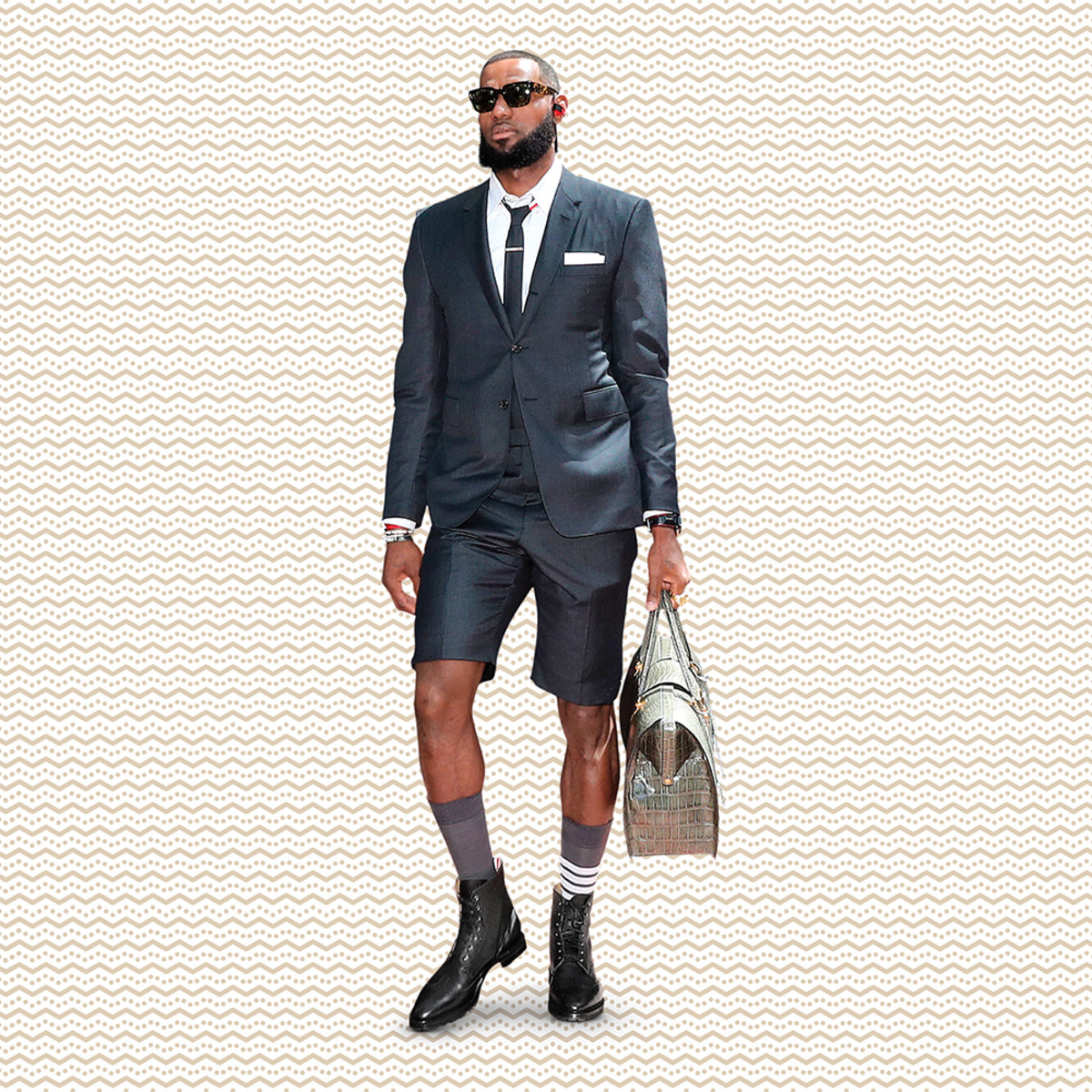 LeBron James' suit shorts and the most ridiculous pregame fashions in  sports